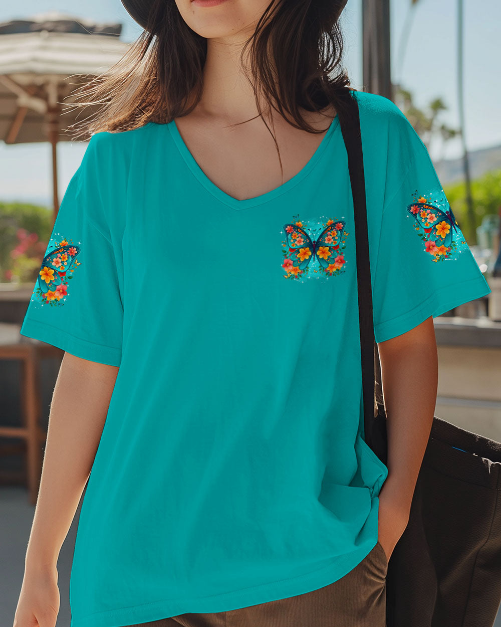 WHISPER WORDS OF WISDOM LET IT BE BUTTERFLY ALL OVER PRINT - TYQY0809254
