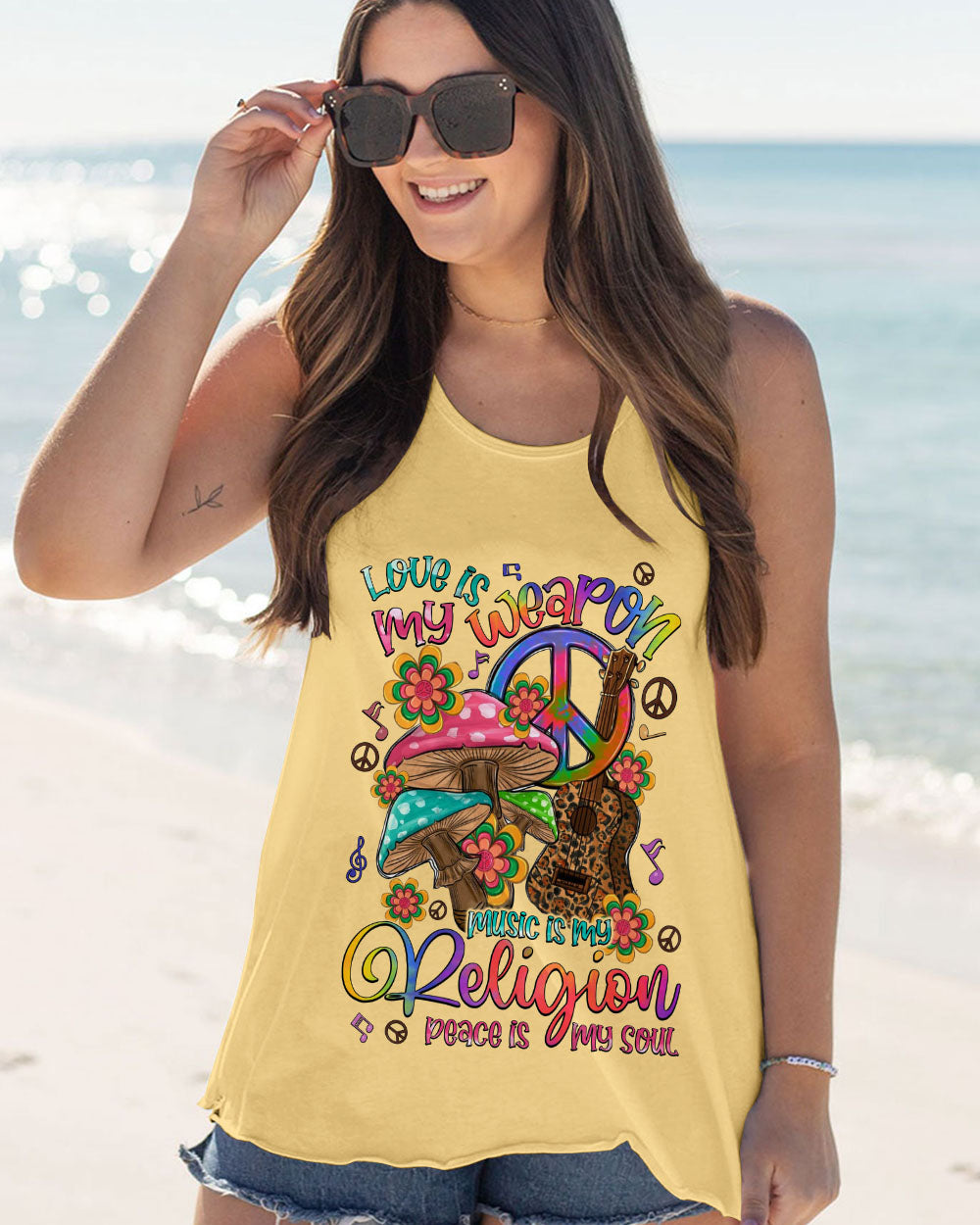 PEACE IS MY SOUL ALL OVER PRINT - TYQY0810241