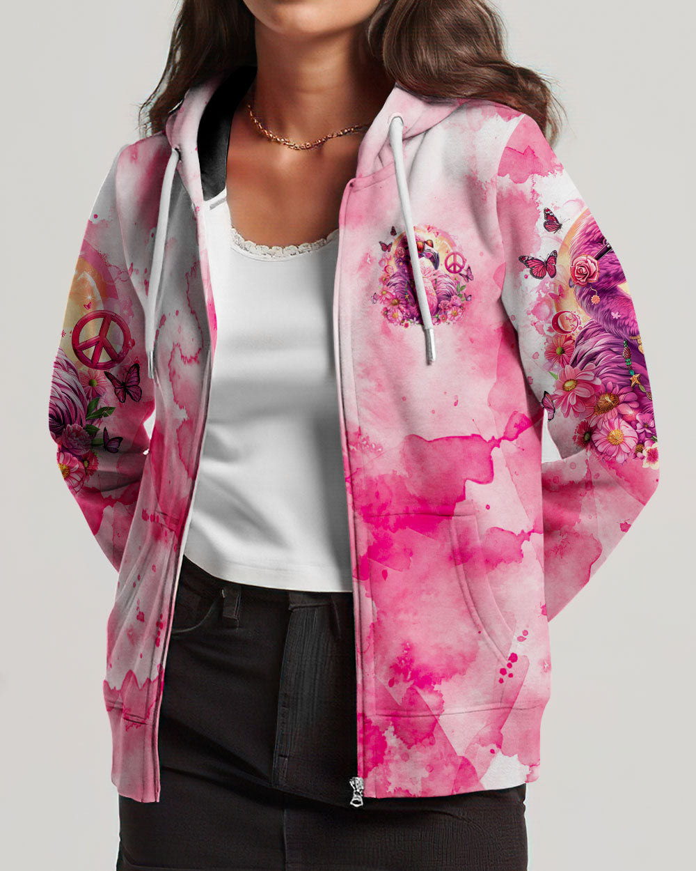BE YOURSELF FLAMINGO ALL OVER PRINT - TYQY0904241