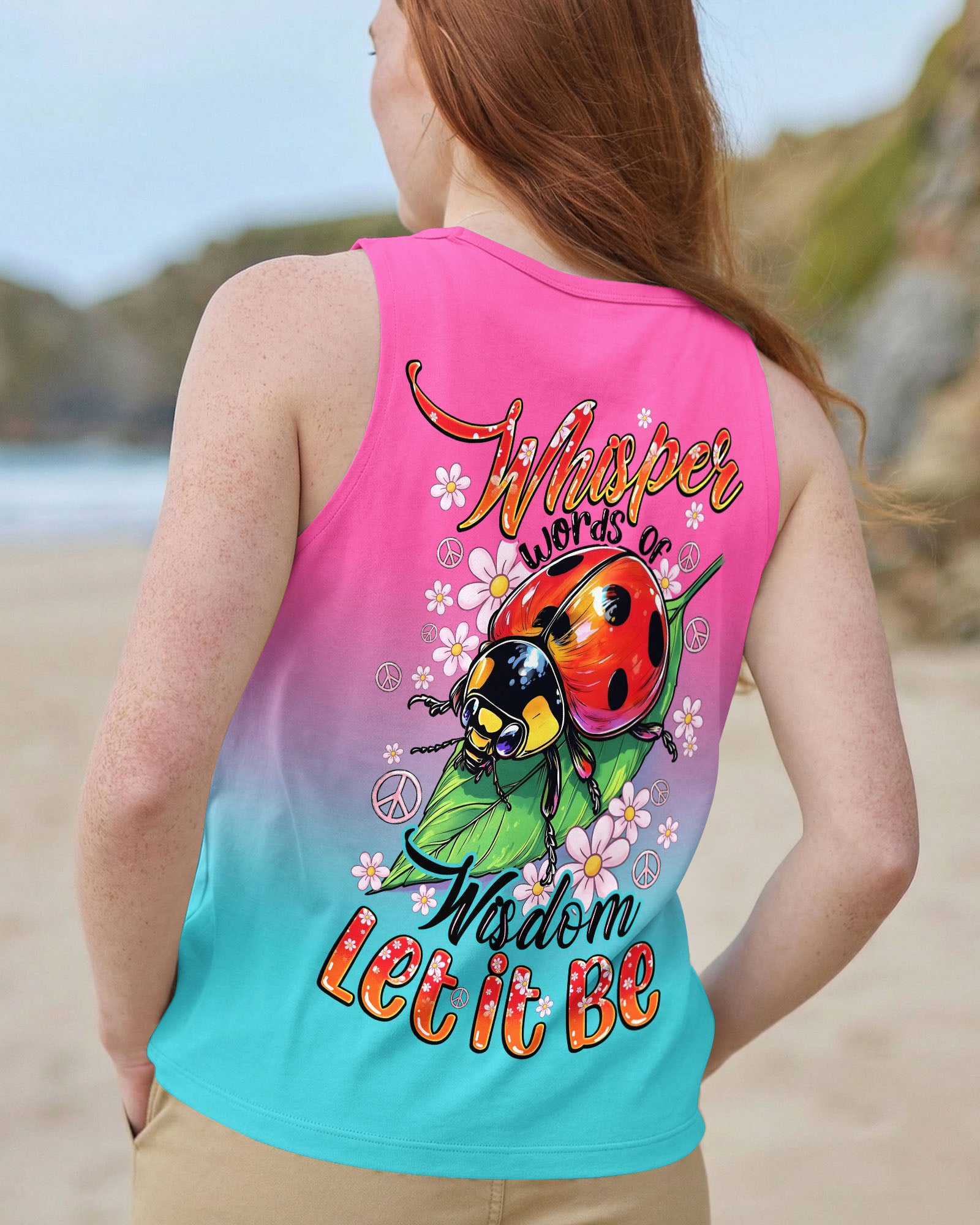 WHISPER WORDS OF WISDOM LET IT BE LADYBUG ALL OVER PRINT - TYQY0906262