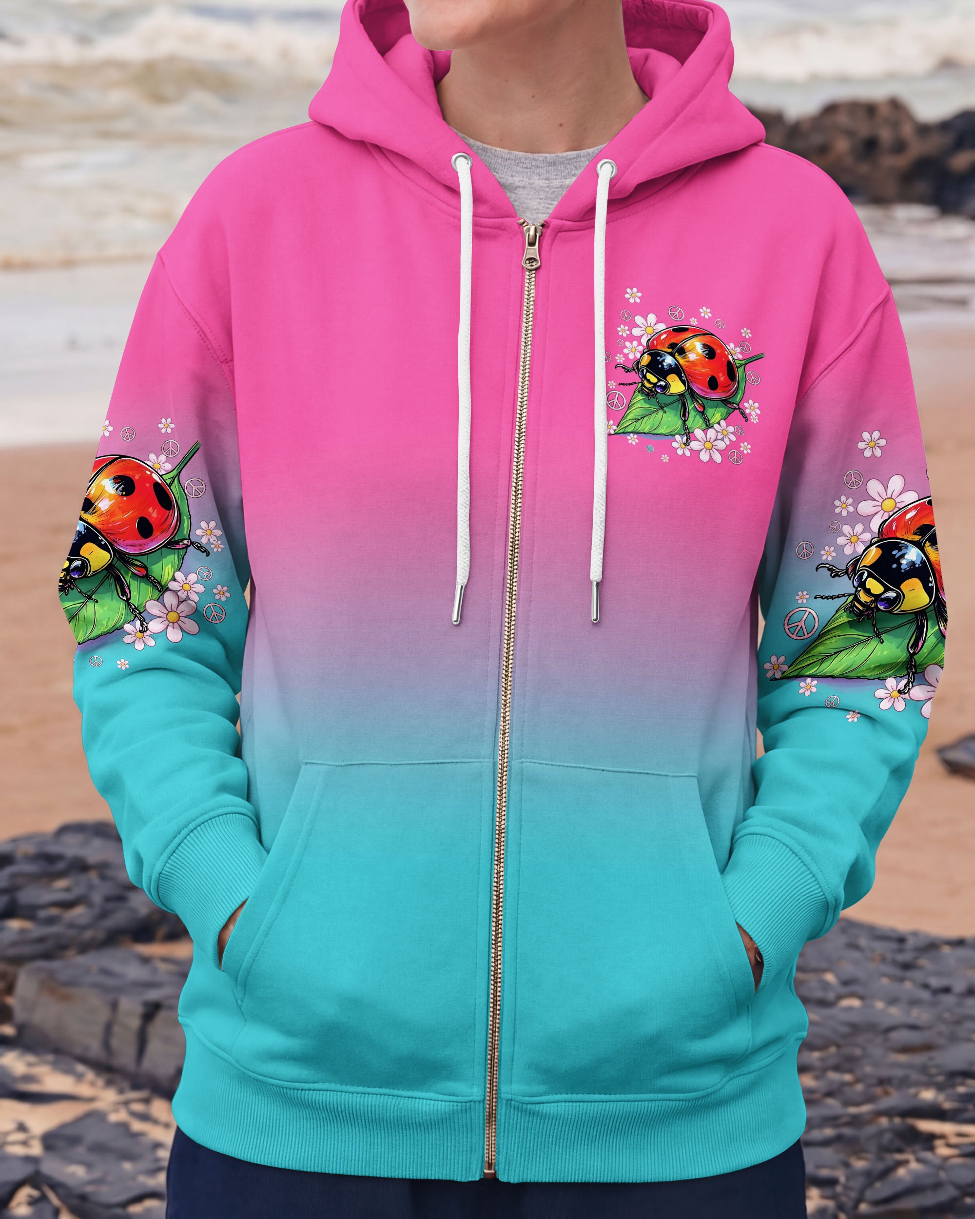 WHISPER WORDS OF WISDOM LET IT BE LADYBUG ALL OVER PRINT - TYQY0906262