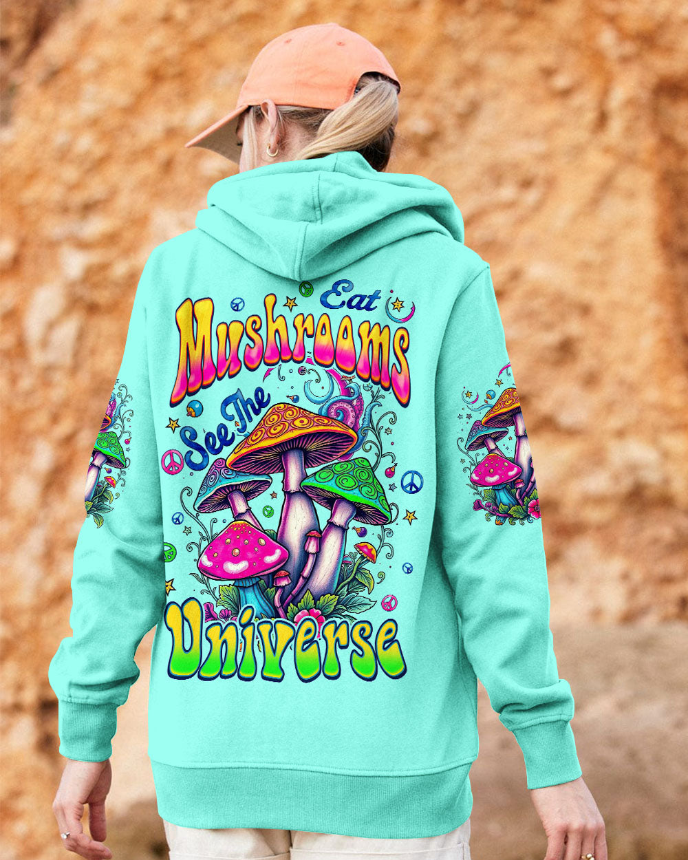 EAT MUSHROOMS SEE THE UNIVERSE ALL OVER PRINT - TYQY1006251