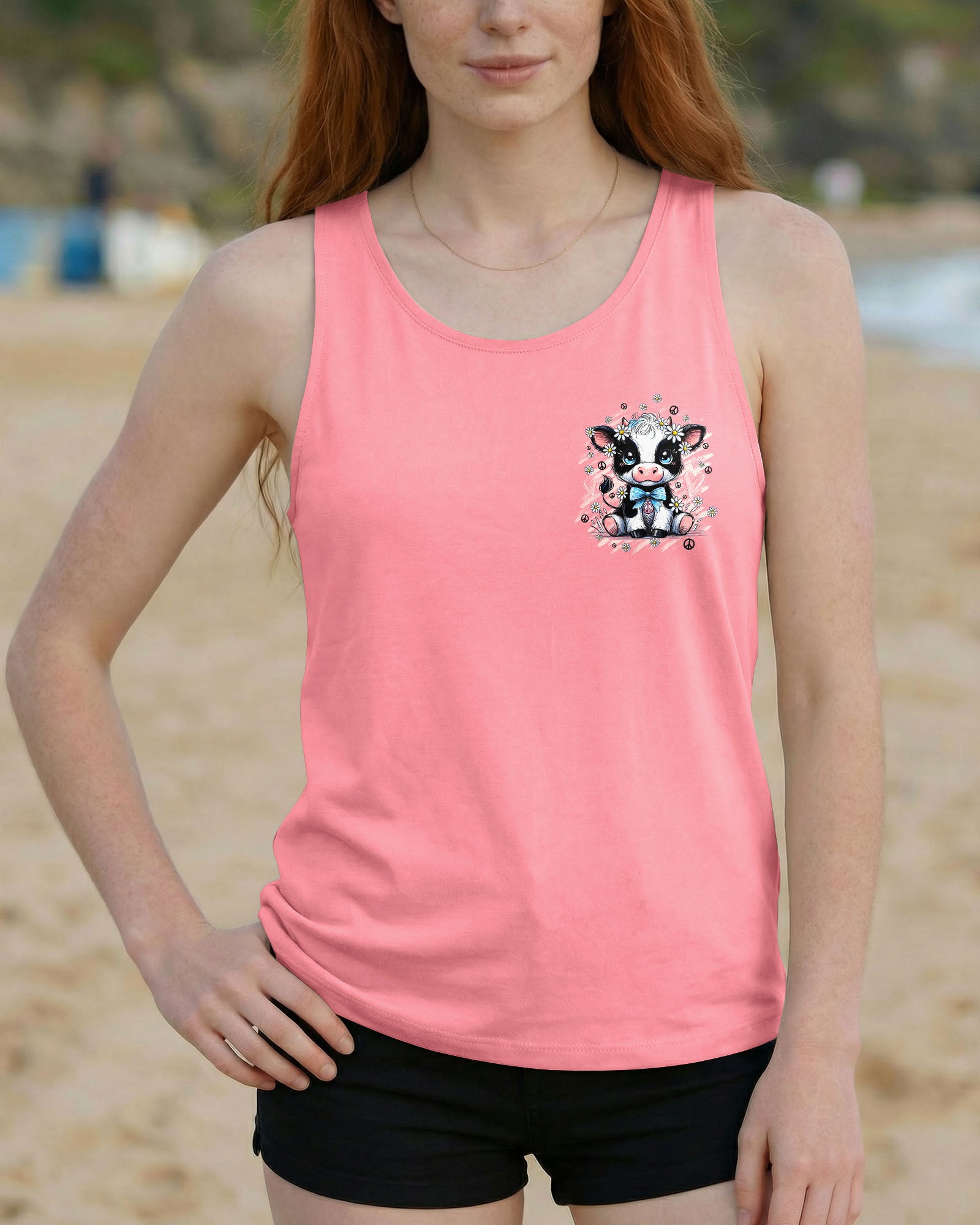 LIFE IS BEAUTIFUL COW ALL OVER PRINT - TYQY1007262