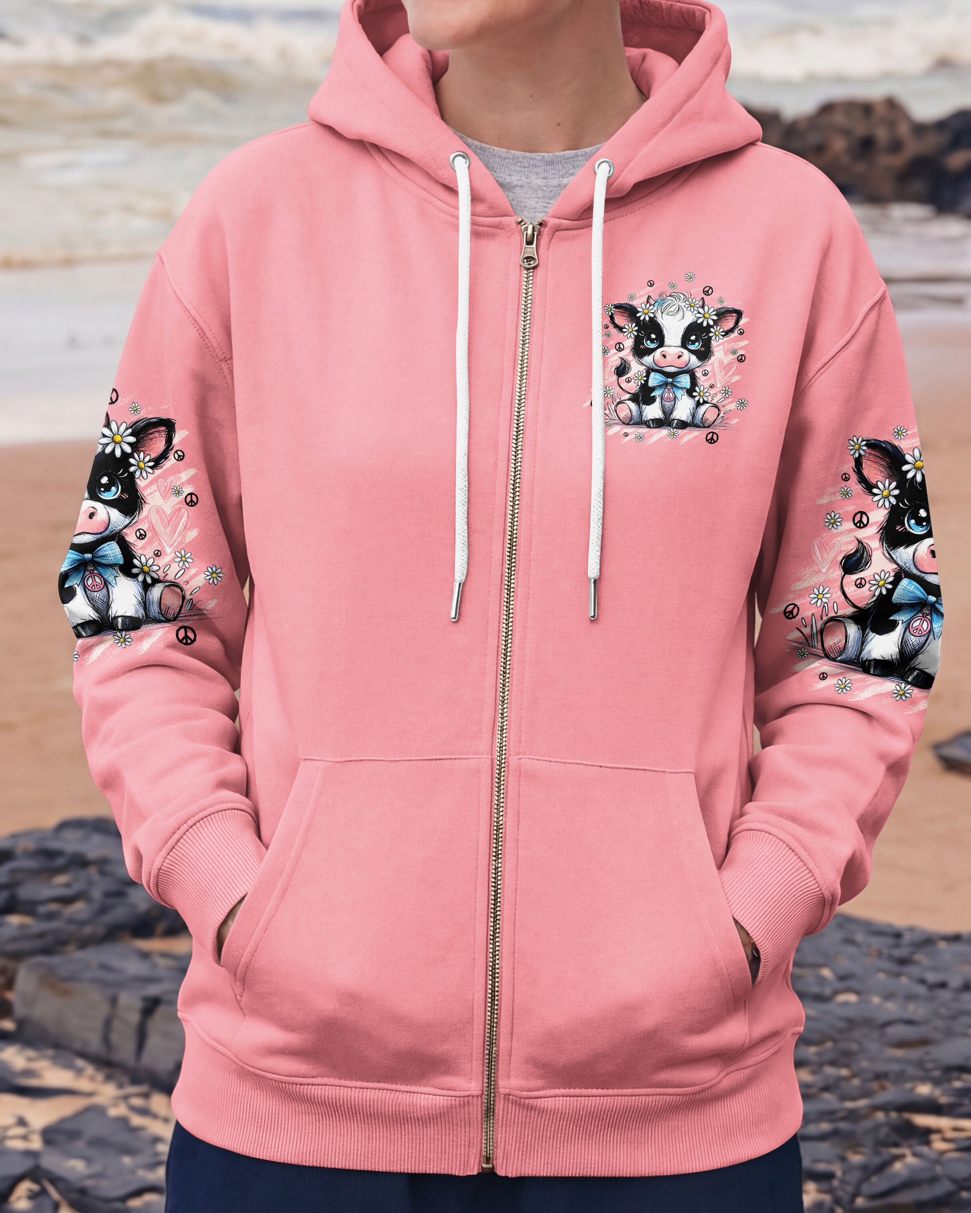 LIFE IS BEAUTIFUL COW ALL OVER PRINT - TYQY1007262