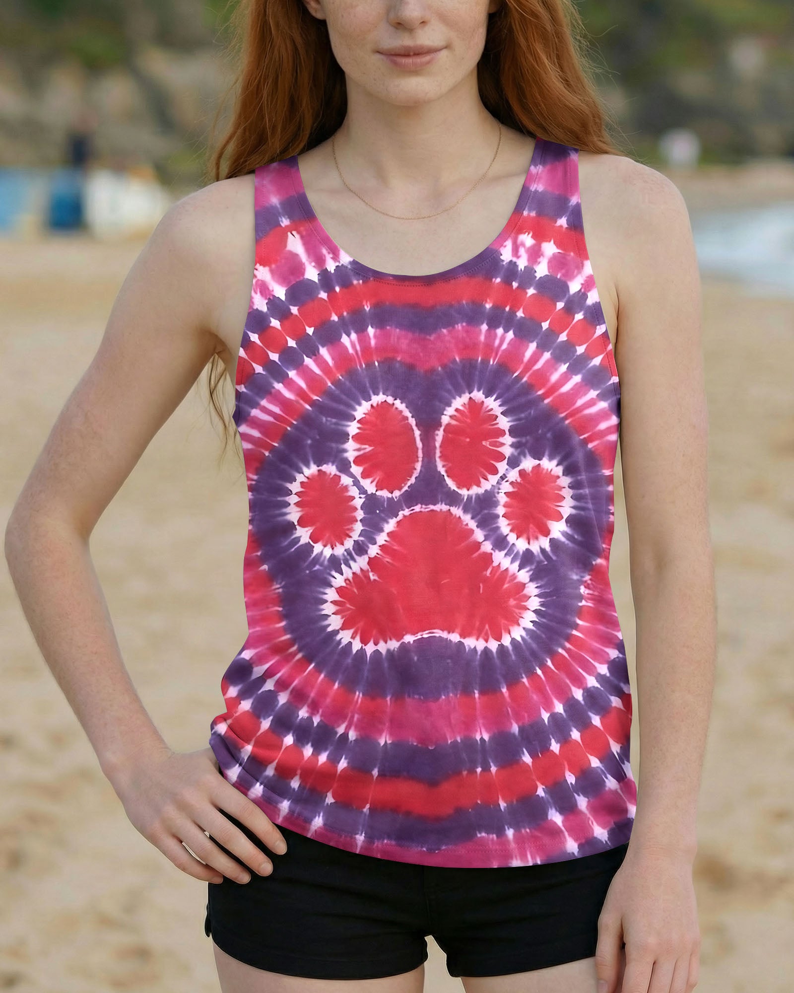 RUBY PURPLE PAW ALL OVER PRINT - TYQY1103262