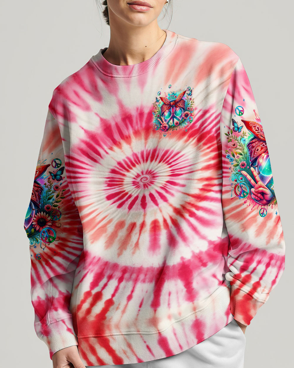 BE A HIPPIE TIE DYE ALL OVER PRINT - TYQY1106244