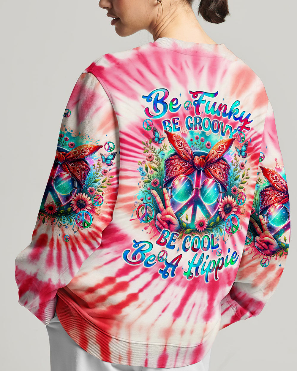 BE A HIPPIE TIE DYE ALL OVER PRINT - TYQY1106244