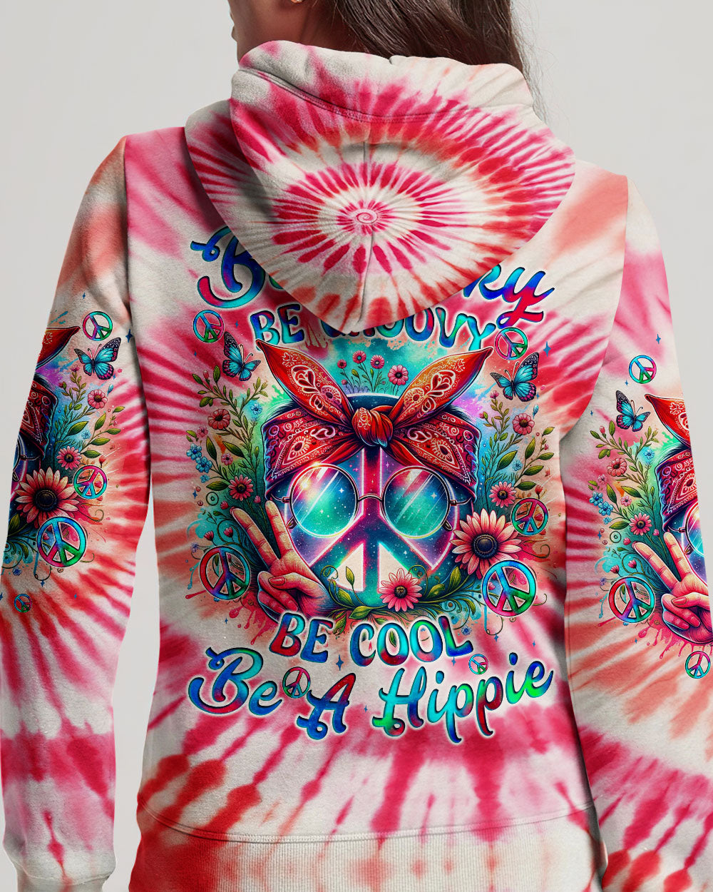 BE A HIPPIE TIE DYE ALL OVER PRINT - TYQY1106244