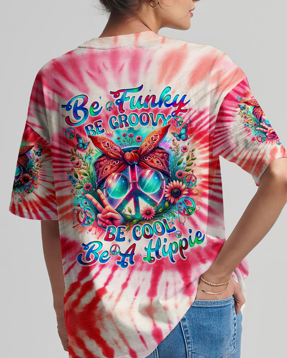 BE A HIPPIE TIE DYE ALL OVER PRINT - TYQY1106244