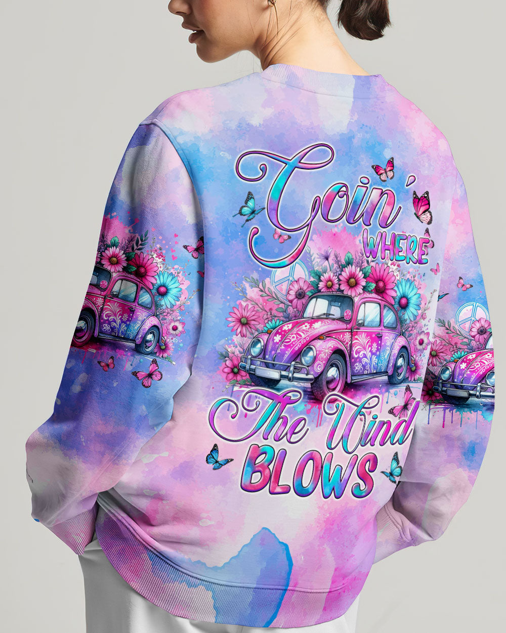 GOING WHERE THE WIND BLOWS TIE DYE ALL OVER PRINT - TYQY1206244