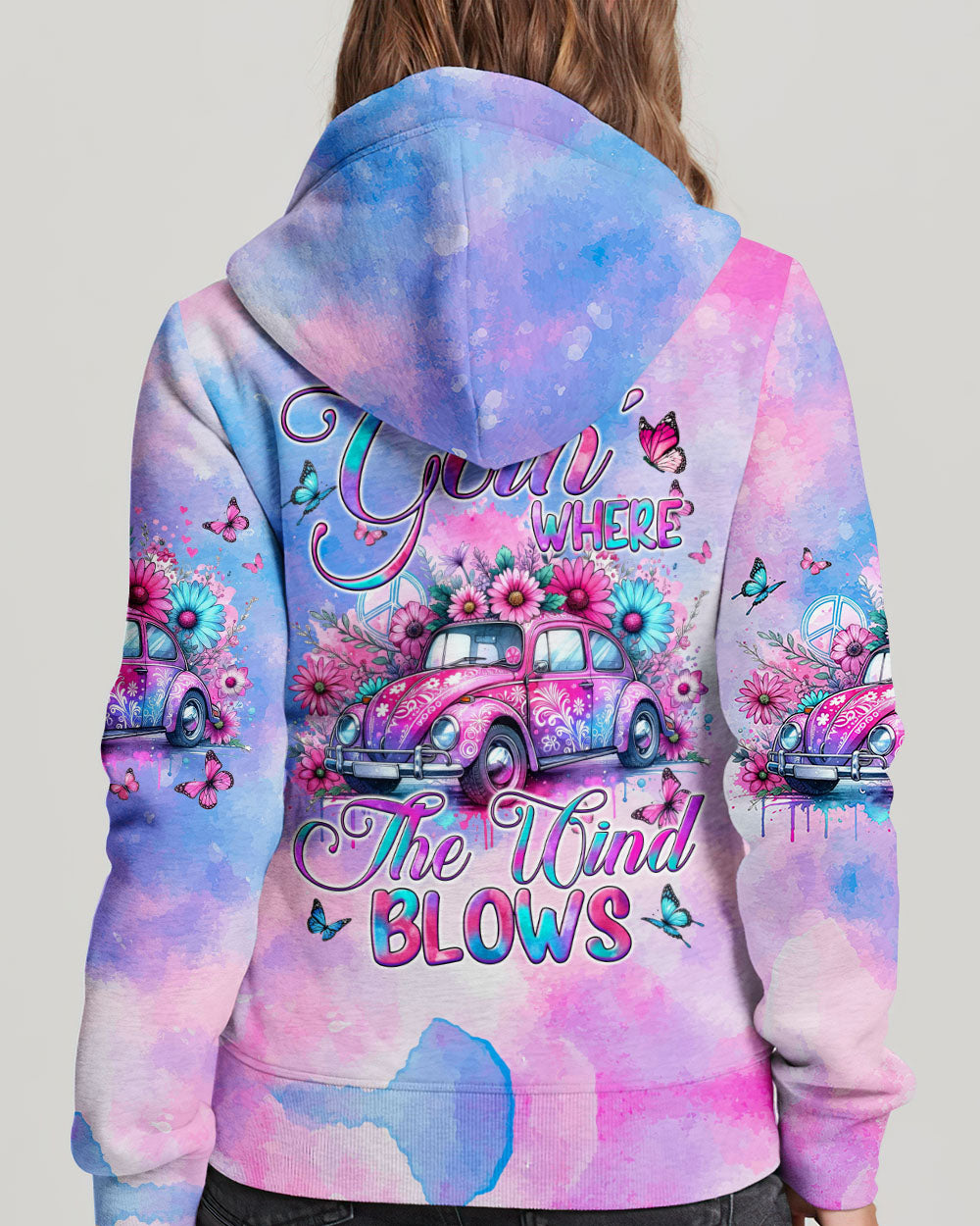 GOING WHERE THE WIND BLOWS TIE DYE ALL OVER PRINT - TYQY1206244