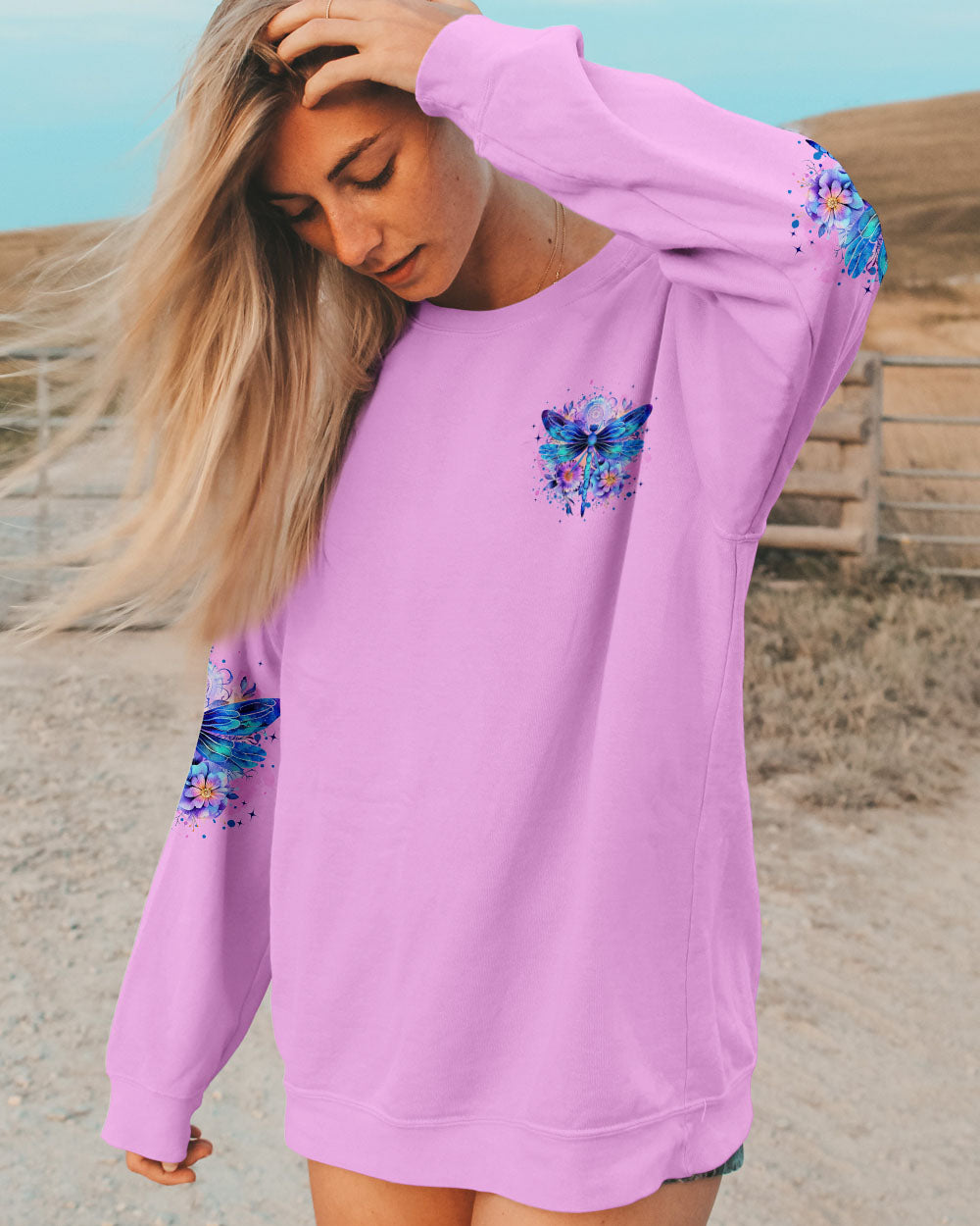 JUST BREATHE DRAGONFLY ALL OVER PRINT - TYQY1206254