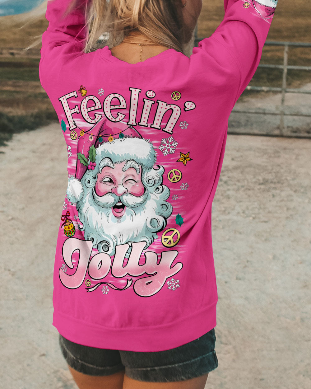 FEELING JOLLY CHRISTMAS ALL OVER PRINT - TYQY1311245