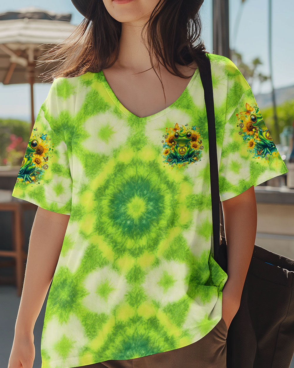 WILD SPIRIT SWEET SOUL FROG TIE DYE ALL OVER PRINT - TYQY1401251