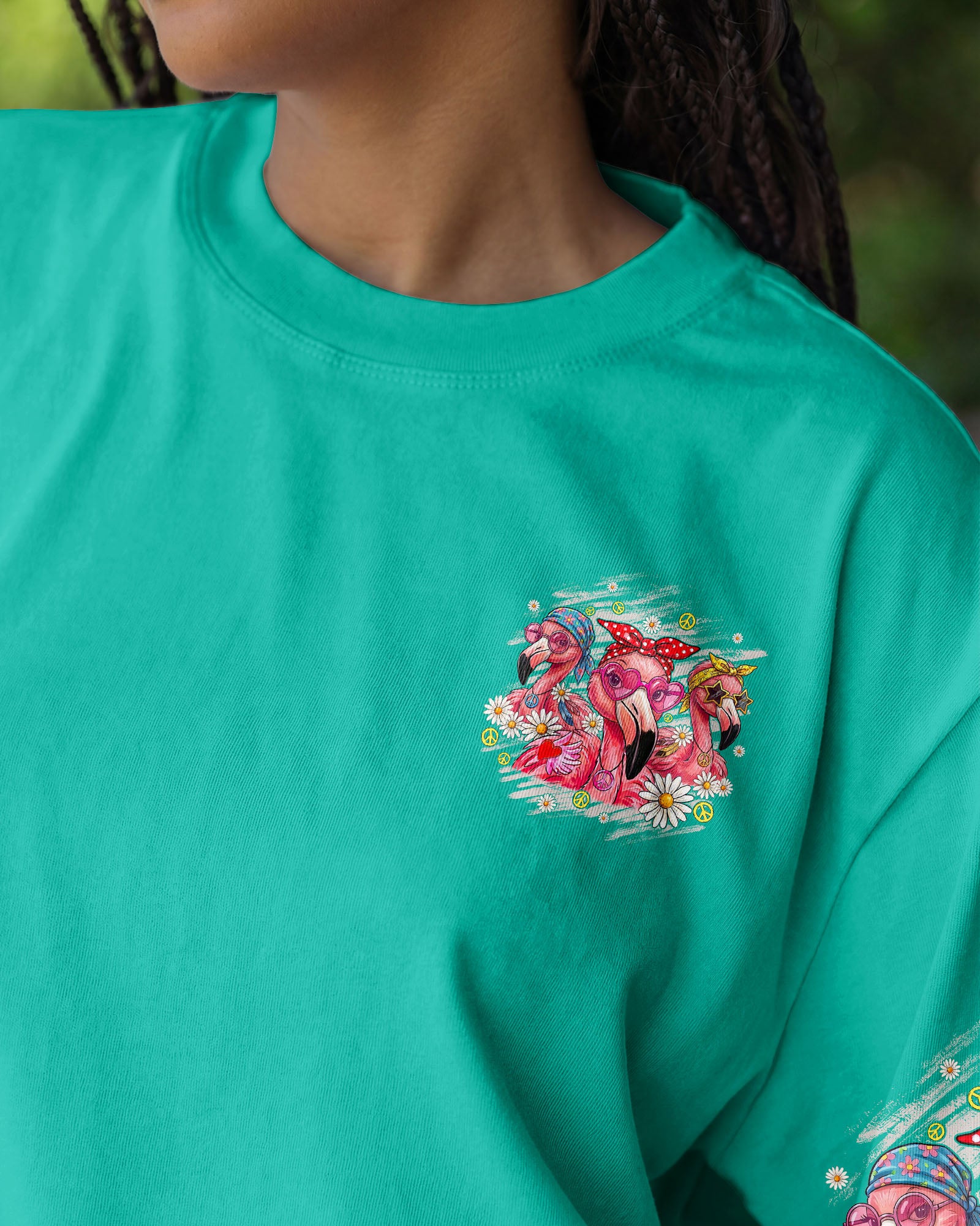 LET'S GO GIRLS FLAMINGO ALL OVER PRINT - TYQY1407263
