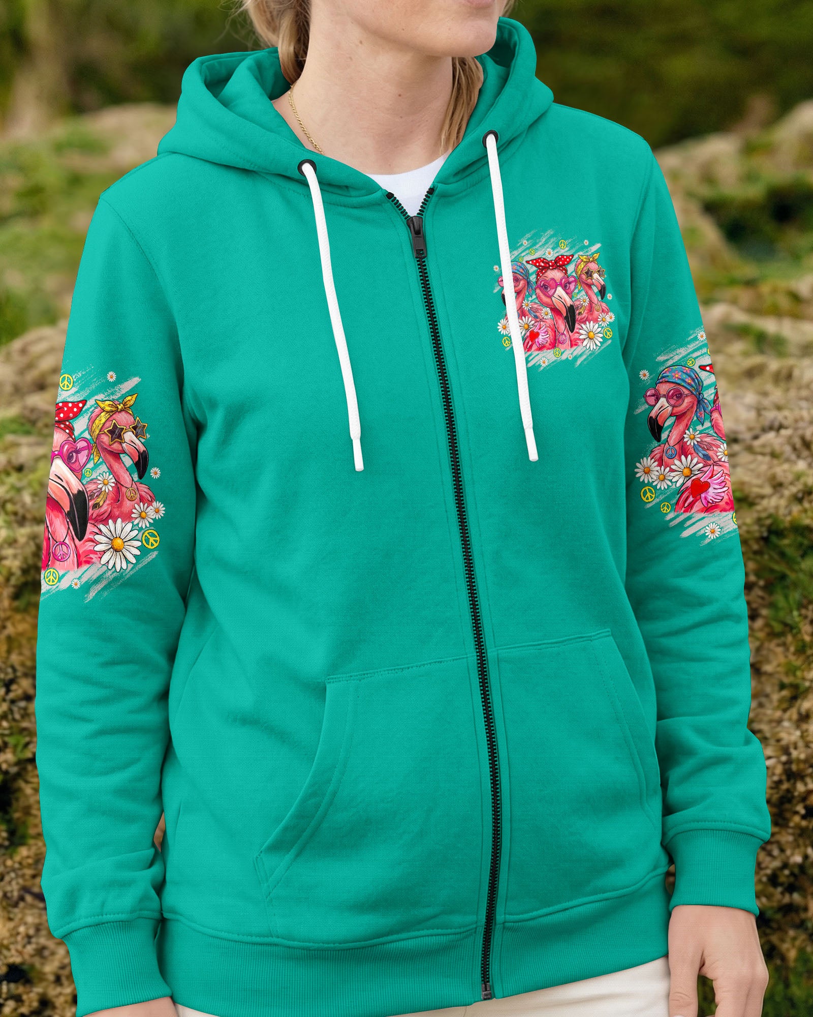 LET'S GO GIRLS FLAMINGO ALL OVER PRINT - TYQY1407263