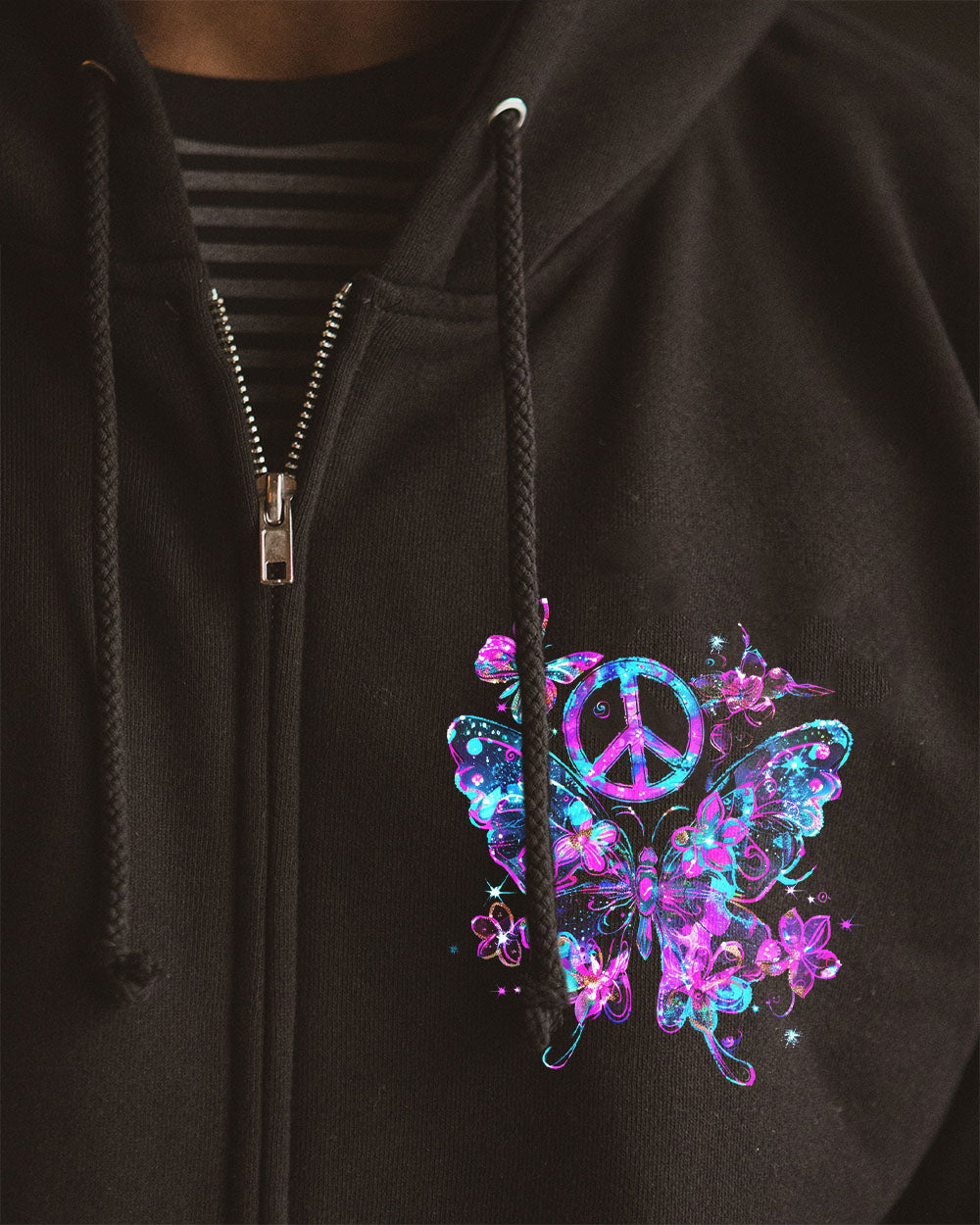IT'S OKAY TO BUTTERFLIES ALL OVER PRINT - TYQY1506241