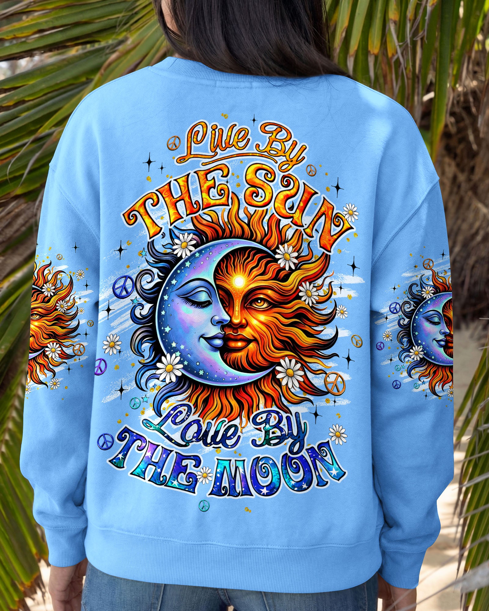 LIVE BY THE SUN LOVE BY THE MOON ALL OVER PRINT - TYQY1506261