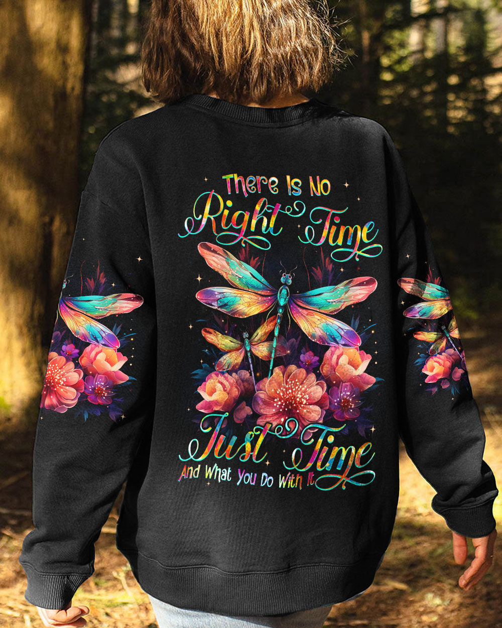 TIME AND WHAT YOU DO WITH IT DRAGONFLY ALL OVER PRINT - TYQY1602242