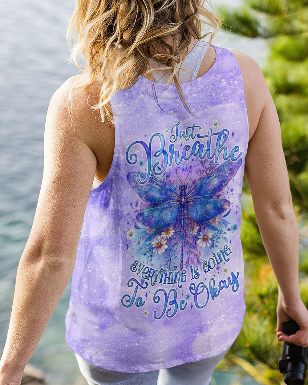 JUST BREATHE DRAGONFLY ALL OVER PRINT - TYQY1709242