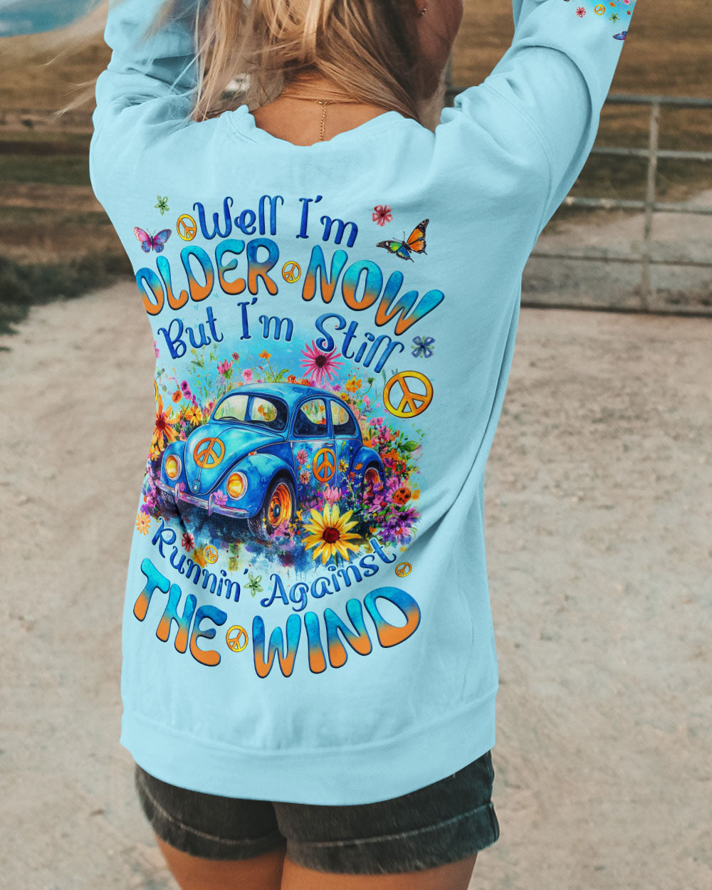 RUNNING AGAINST THE WIND ALL OVER PRINT - TYQY1811242