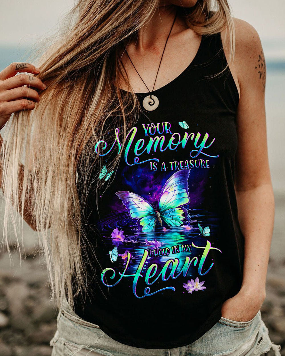 YOUR MEMORY IS A TREASURE BUTTERFLY ALL OVER PRINT - TYQY1904243