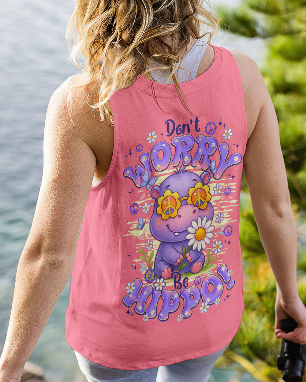 DON'T WORRY BE HIPPO ALL OVER PRINT - TYQY1906254