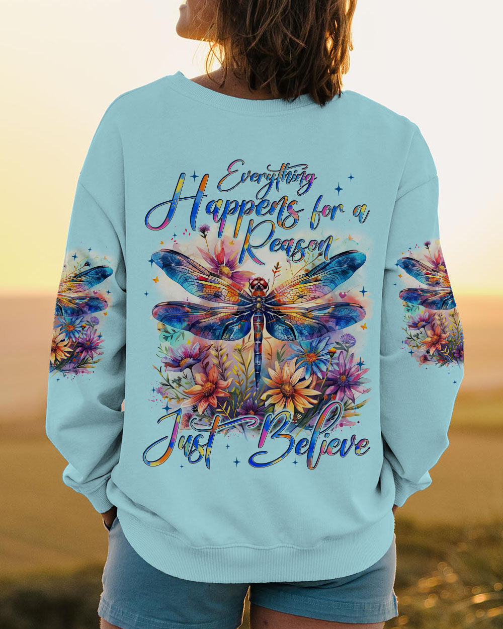 JUST BELIEVE DRAGONFLY ALL OVER PRINT - TYQY2002243
