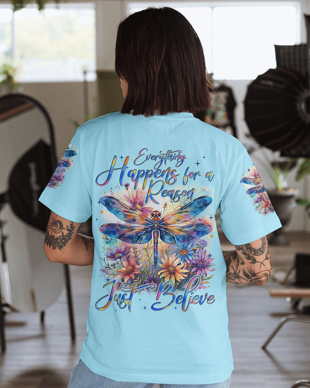 JUST BELIEVE DRAGONFLY ALL OVER PRINT - TYQY2002243