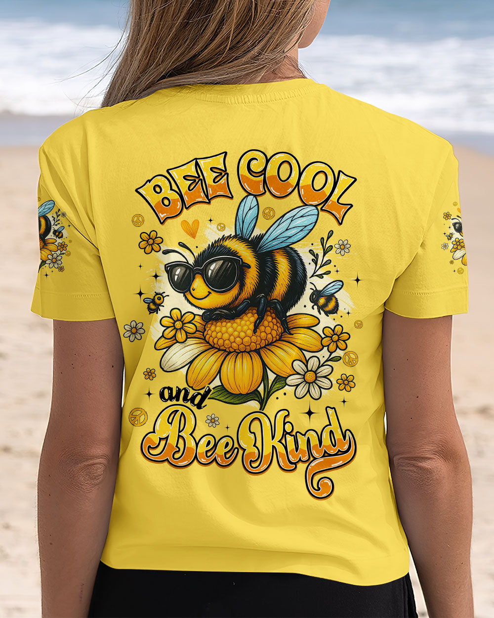 BEE COOL AND BEE KIND ALL OVER PRINT - TYQY2006253