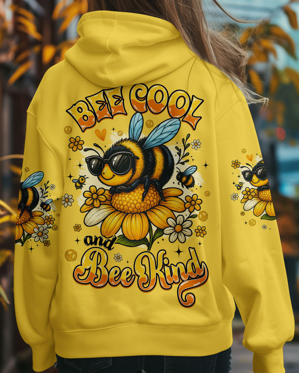 BEE COOL AND BEE KIND ALL OVER PRINT - TYQY2006253