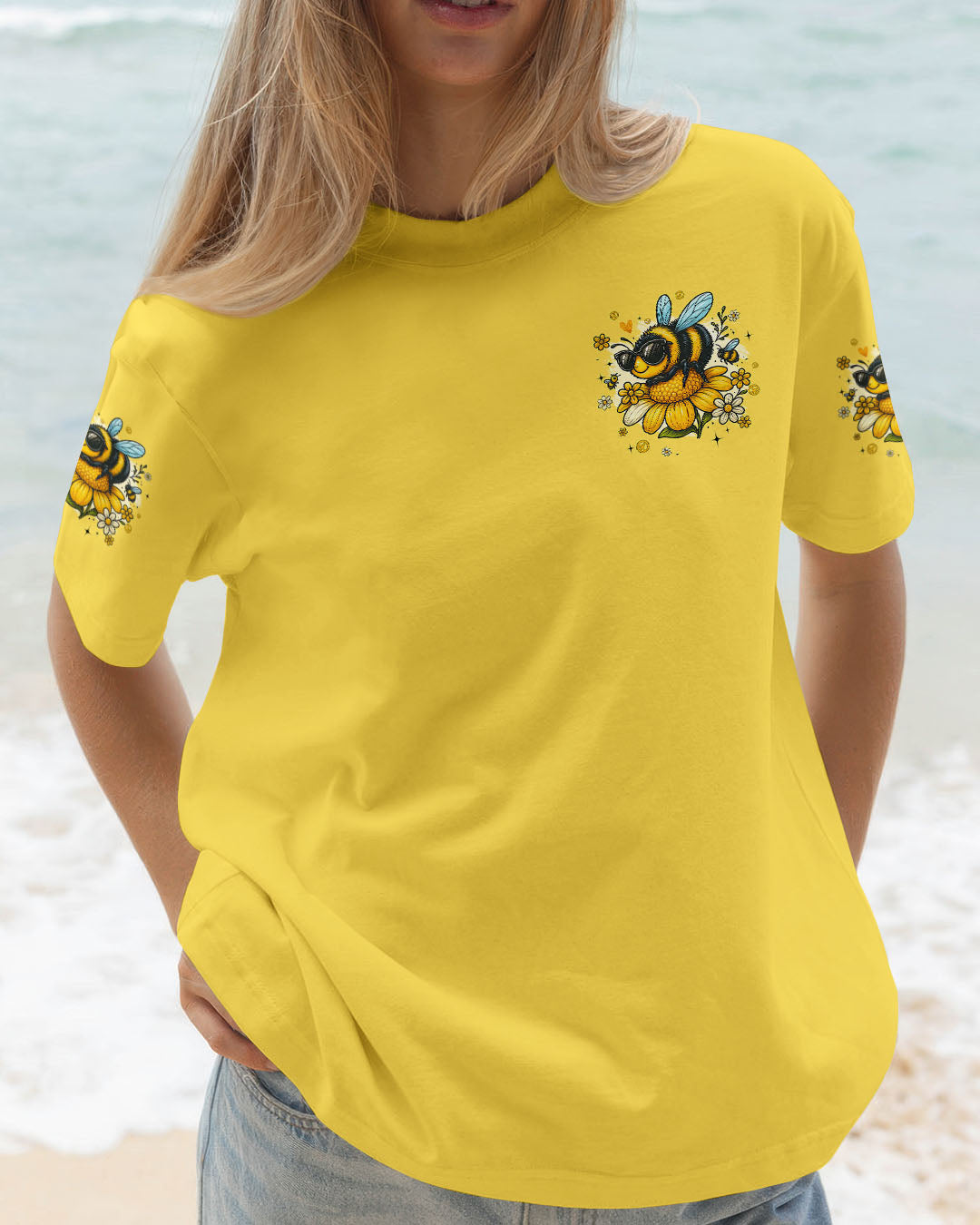 BEE COOL AND BEE KIND ALL OVER PRINT - TYQY2006253