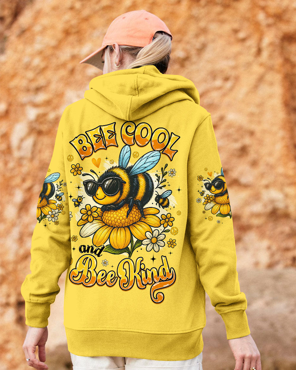 BEE COOL AND BEE KIND ALL OVER PRINT - TYQY2006253