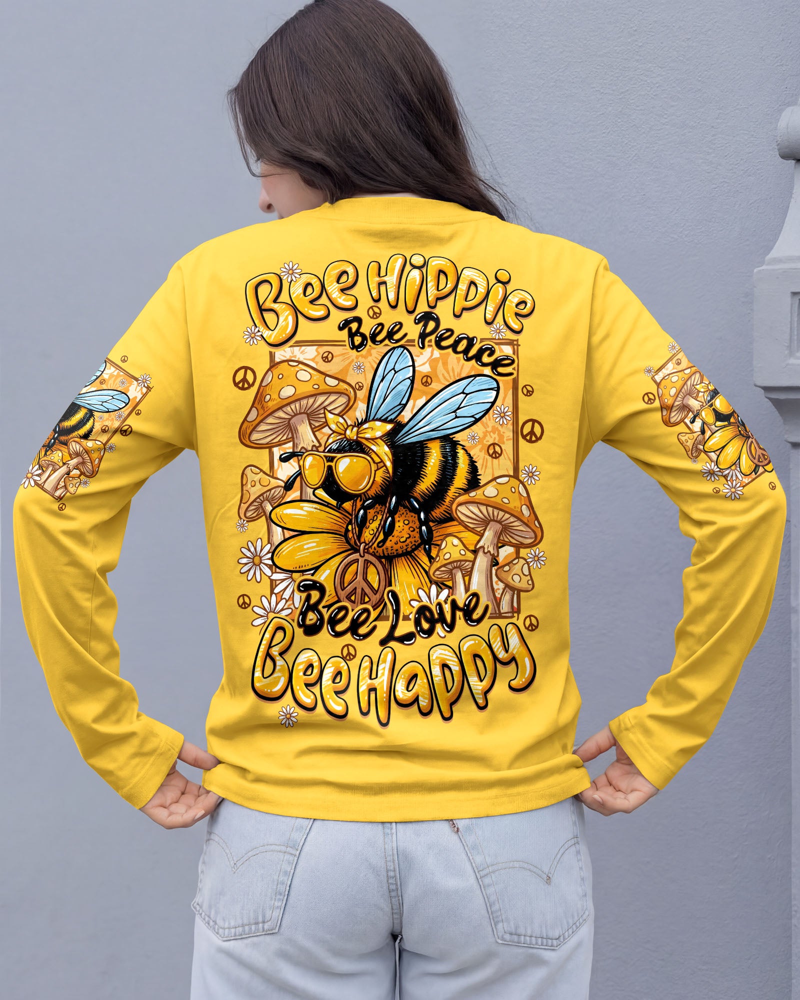 BEE HIPPIE ALL OVER PRINT - TYQY2007262