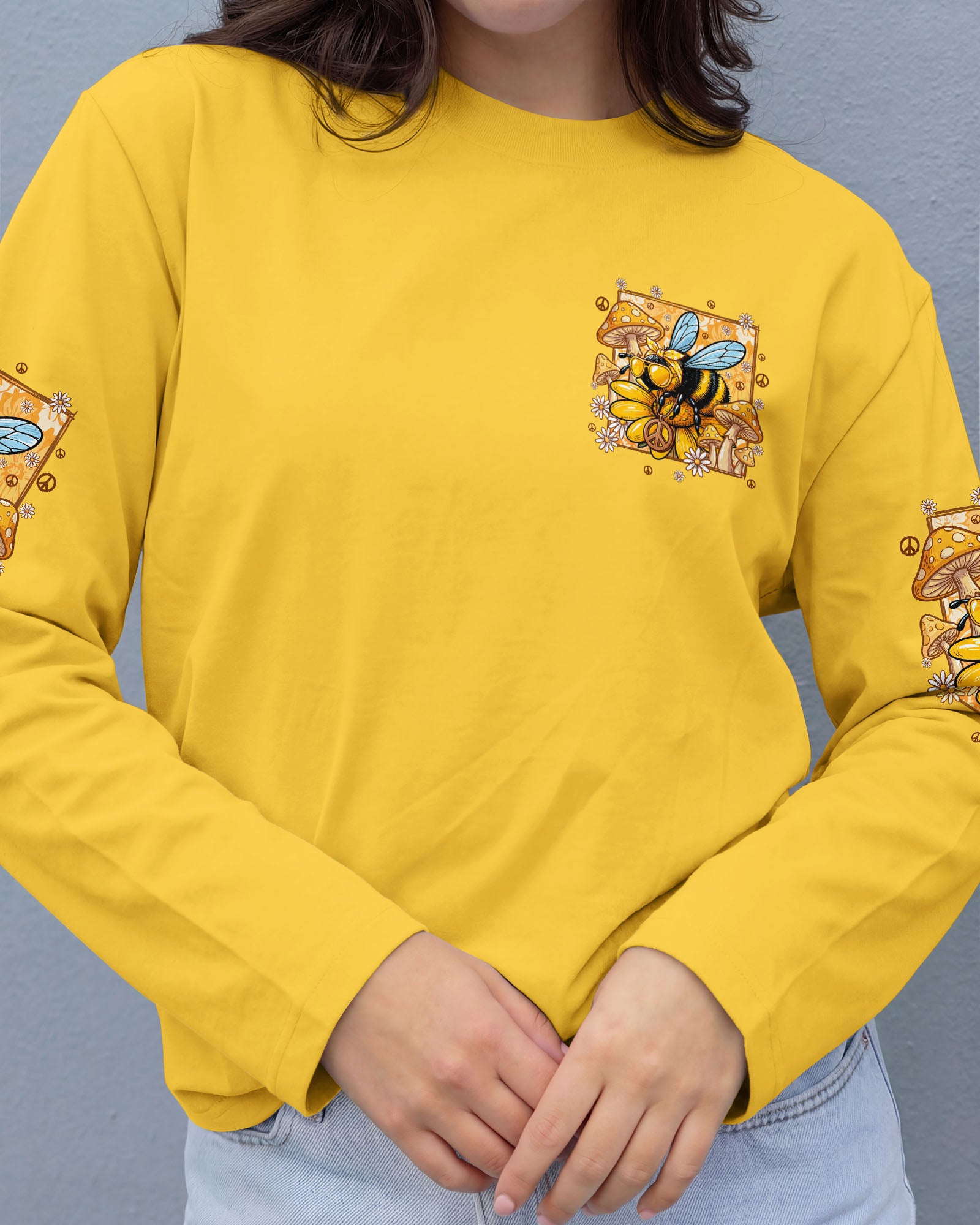 BEE HIPPIE ALL OVER PRINT - TYQY2007262