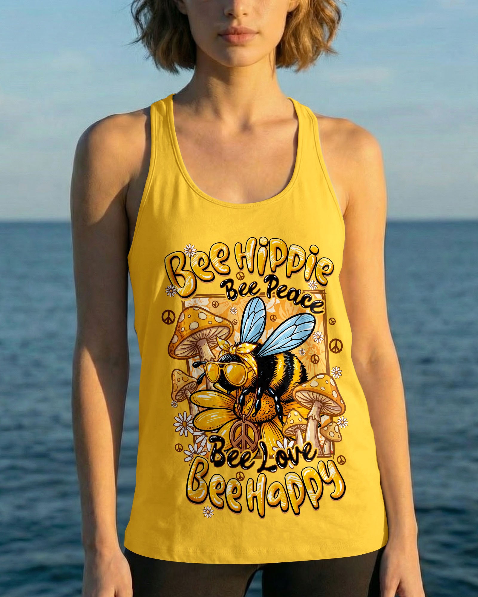 BEE HIPPIE ALL OVER PRINT - TYQY2007262