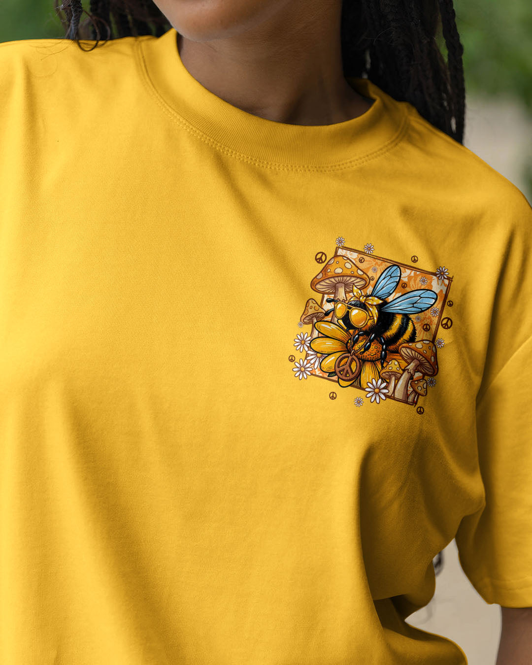 BEE HIPPIE ALL OVER PRINT - TYQY2007262