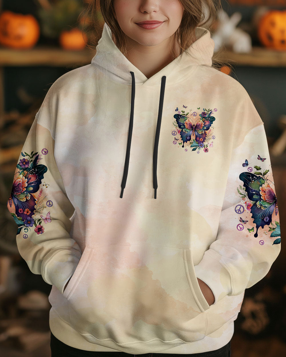 WHISPER WORDS OF WISDOM LET IT BE BUTTERFLY ALL OVER PRINT - TYQY2012242
