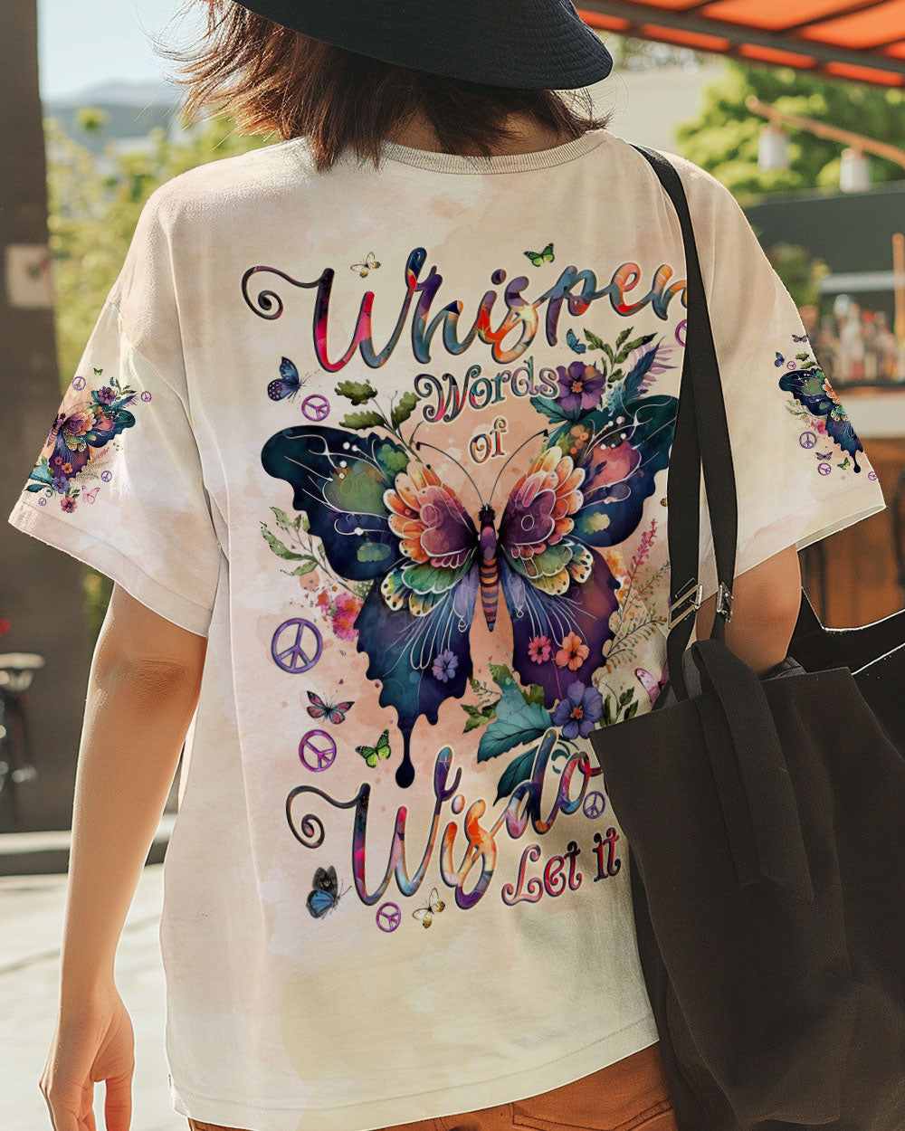 WHISPER WORDS OF WISDOM LET IT BE BUTTERFLY ALL OVER PRINT - TYQY2012242