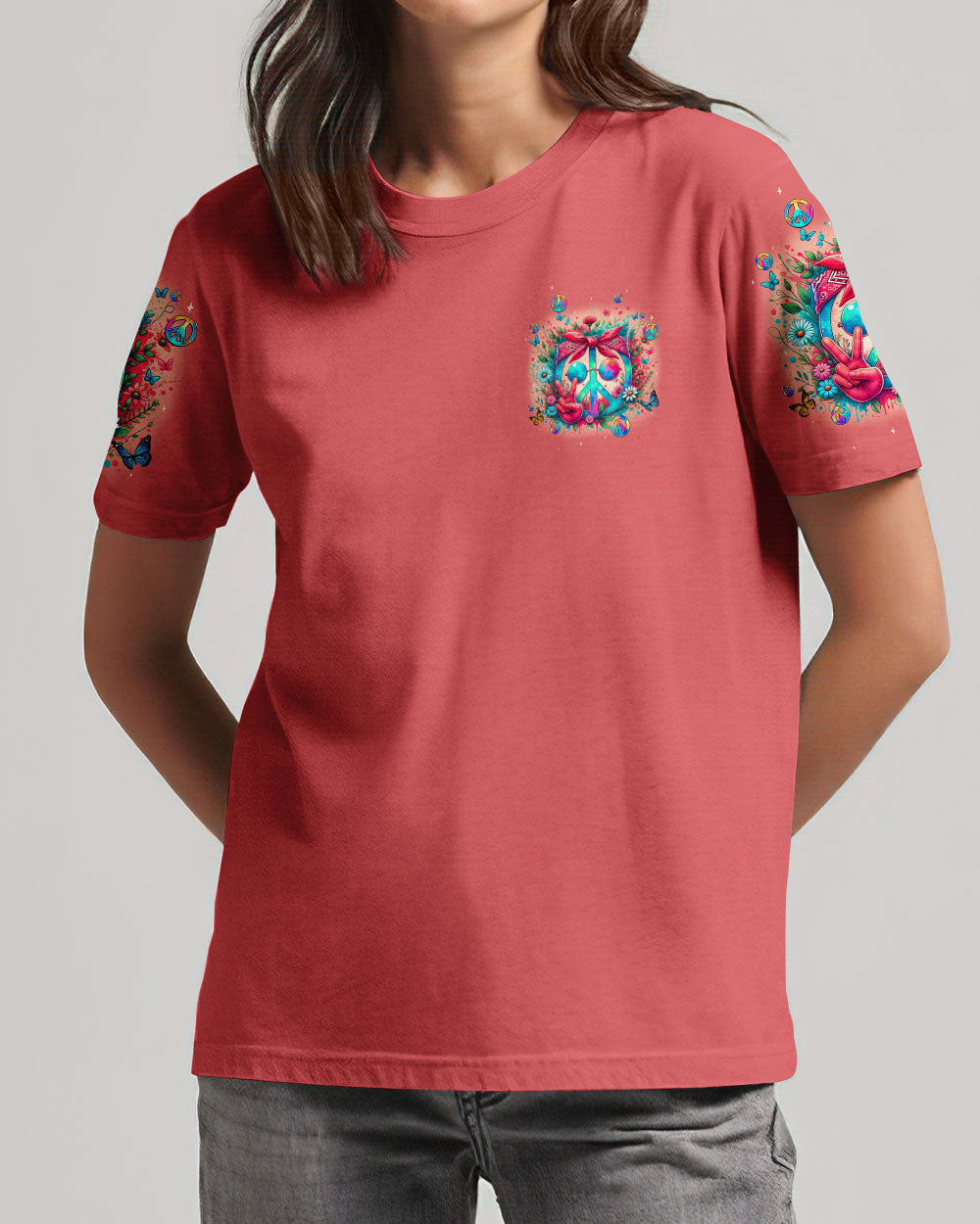 HIPPIE IS A STATE OF MIND ALL OVER PRINT - TYQY2105249
