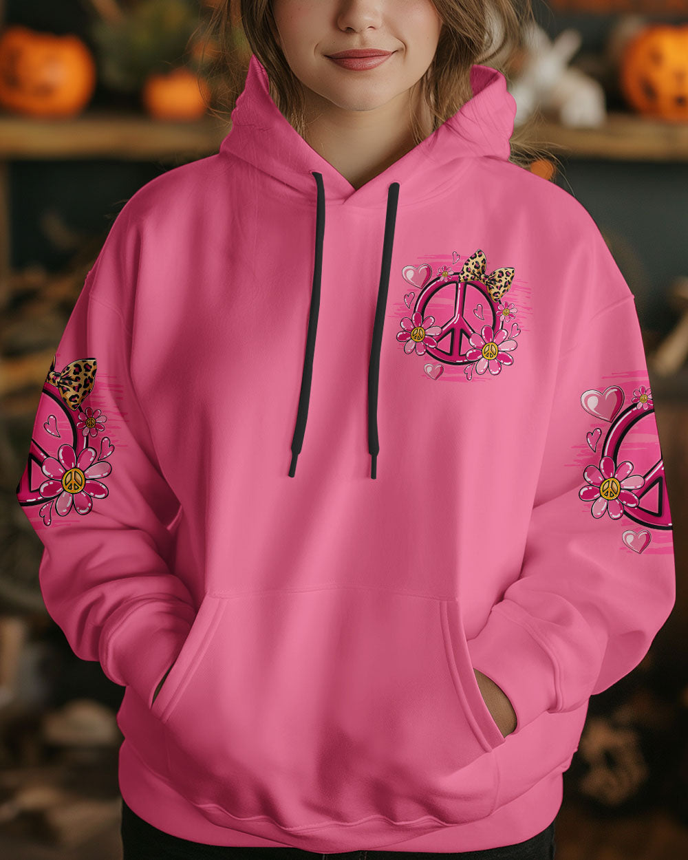 CRAZY FLAMINGO LADY HIPPIE ALL OVER PRINT - TYQY2105253