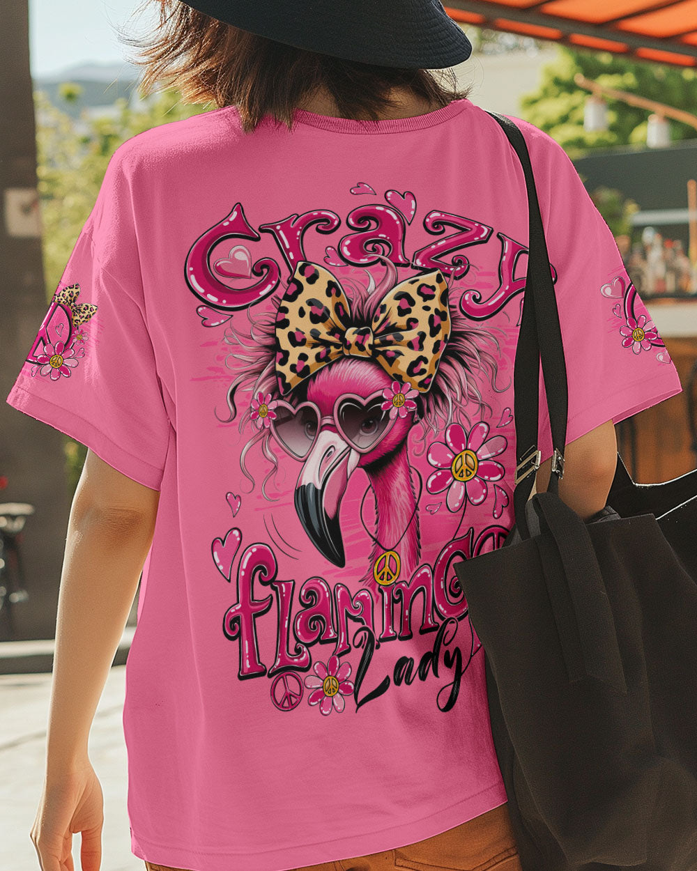 CRAZY FLAMINGO LADY HIPPIE ALL OVER PRINT - TYQY2105253