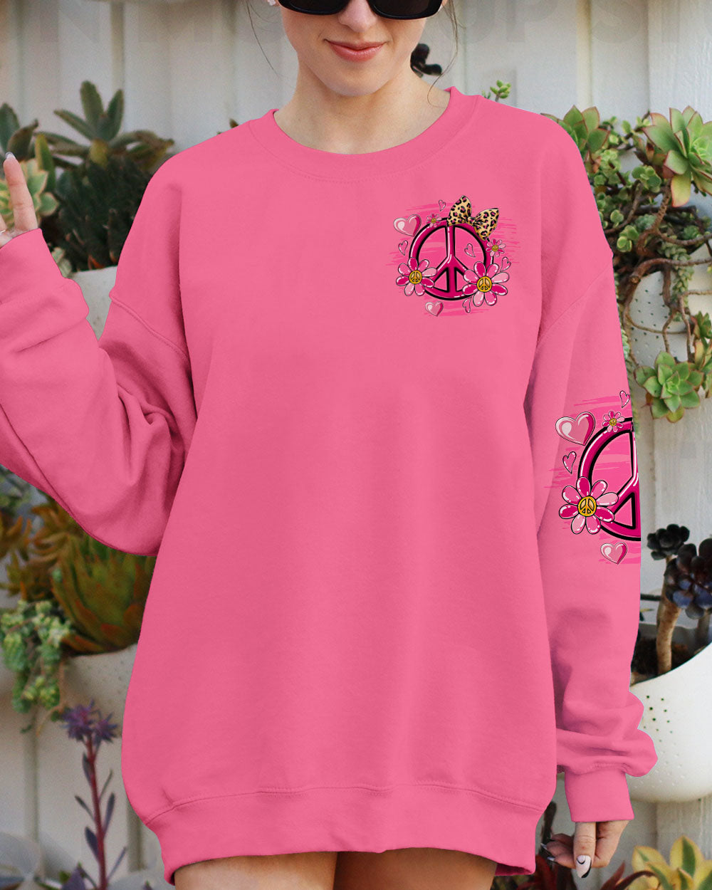 CRAZY FLAMINGO LADY HIPPIE ALL OVER PRINT - TYQY2105253