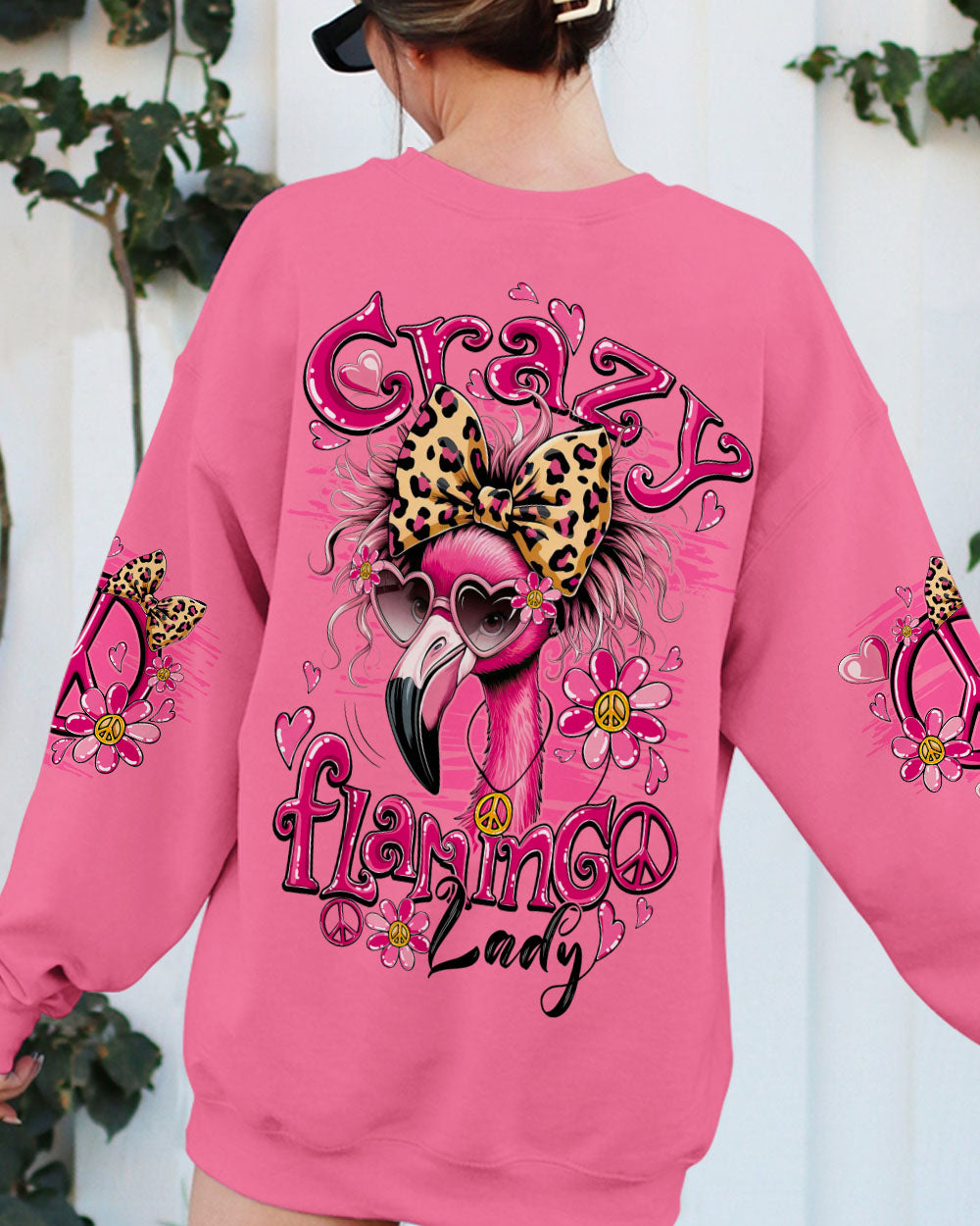 CRAZY FLAMINGO LADY HIPPIE ALL OVER PRINT - TYQY2105253