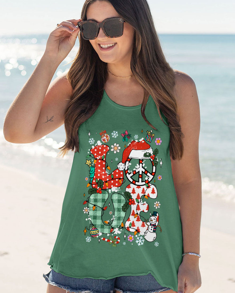PEACE LOVER CHRISTMAS ALL OVER PRINT - TYQY2110243