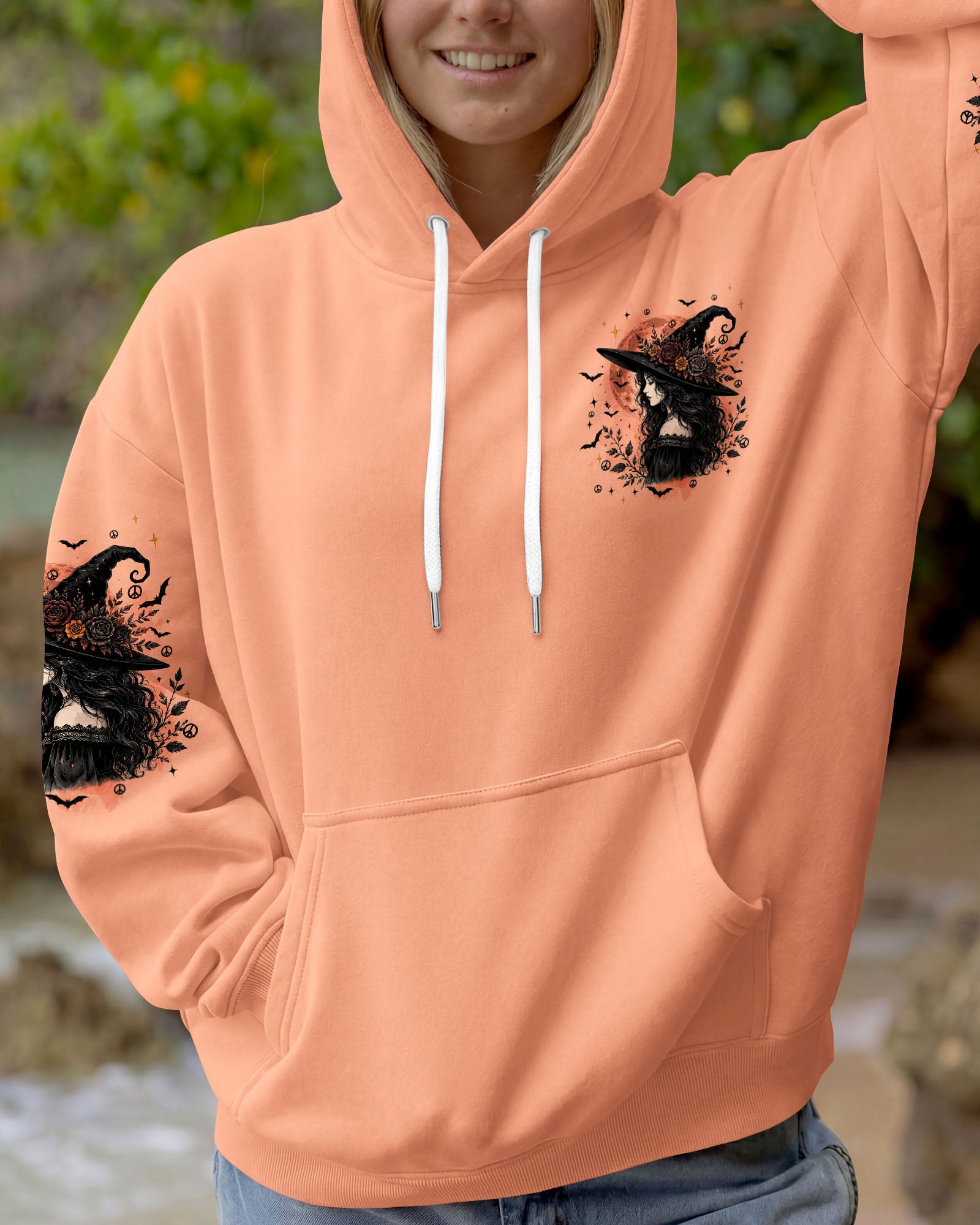 A WEE BIT WICKED HALLOWEEN WITCH ALL OVER PRINT - TYQY2207261