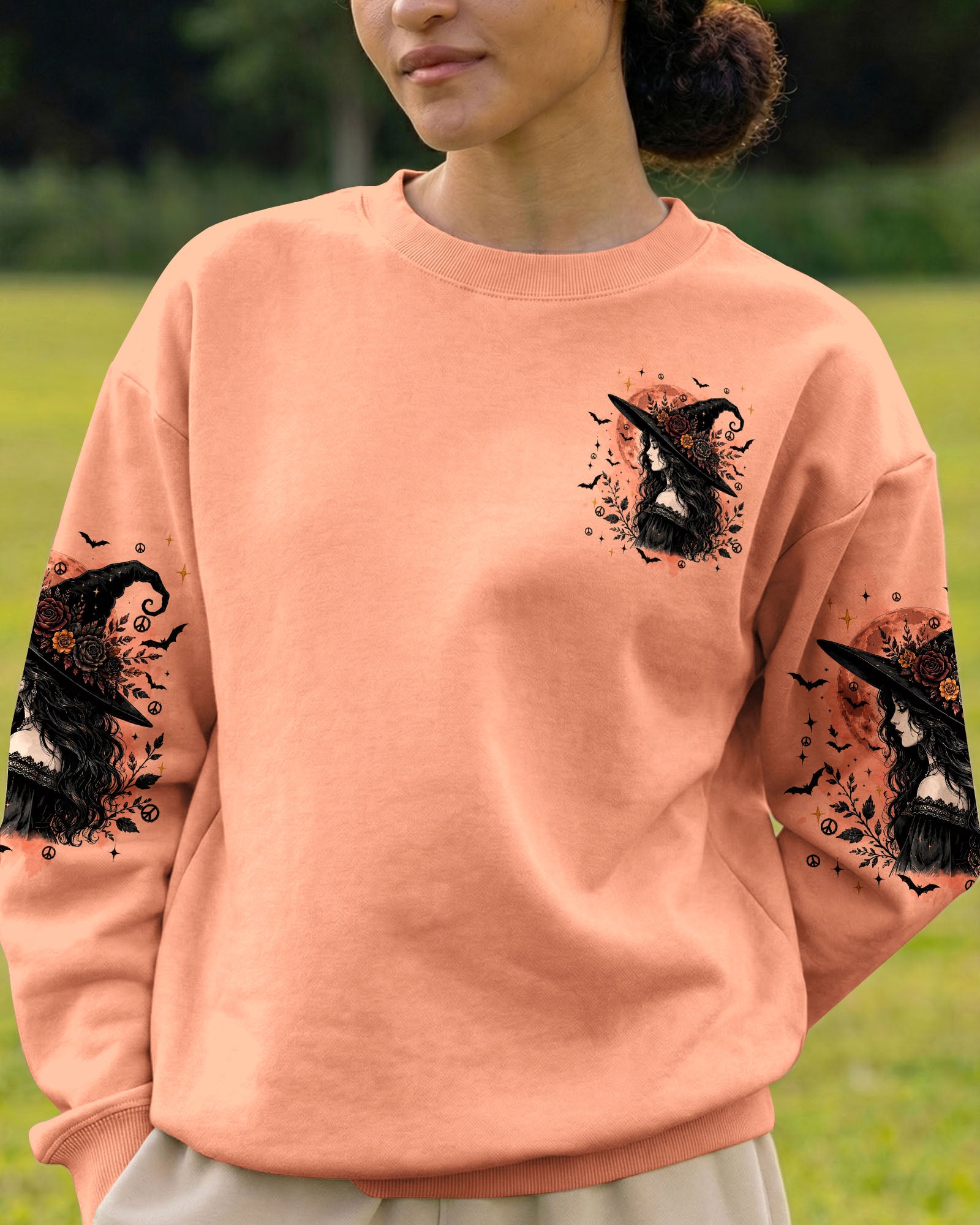 A WEE BIT WICKED HALLOWEEN WITCH ALL OVER PRINT - TYQY2207261