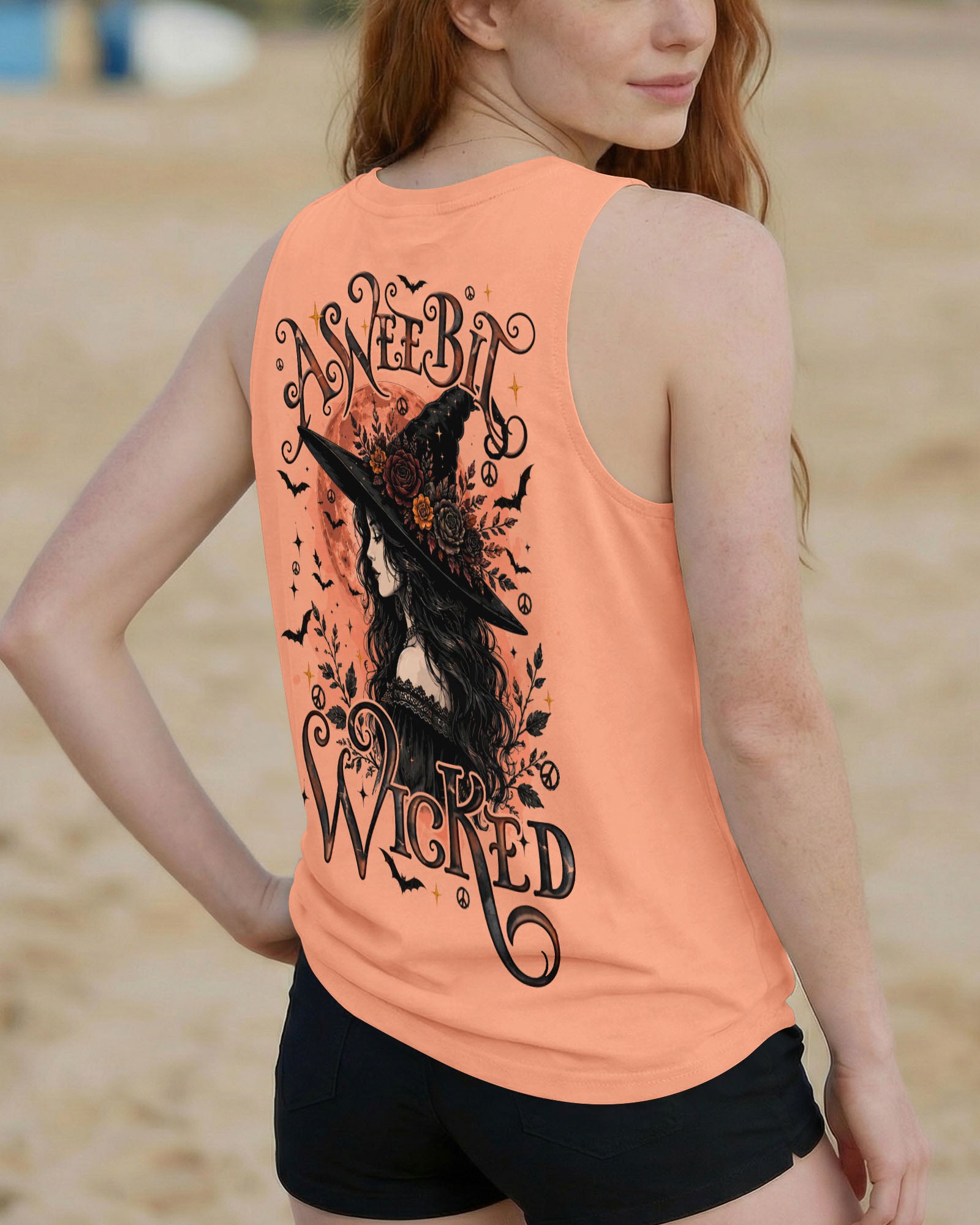 A WEE BIT WICKED HALLOWEEN WITCH ALL OVER PRINT - TYQY2207261