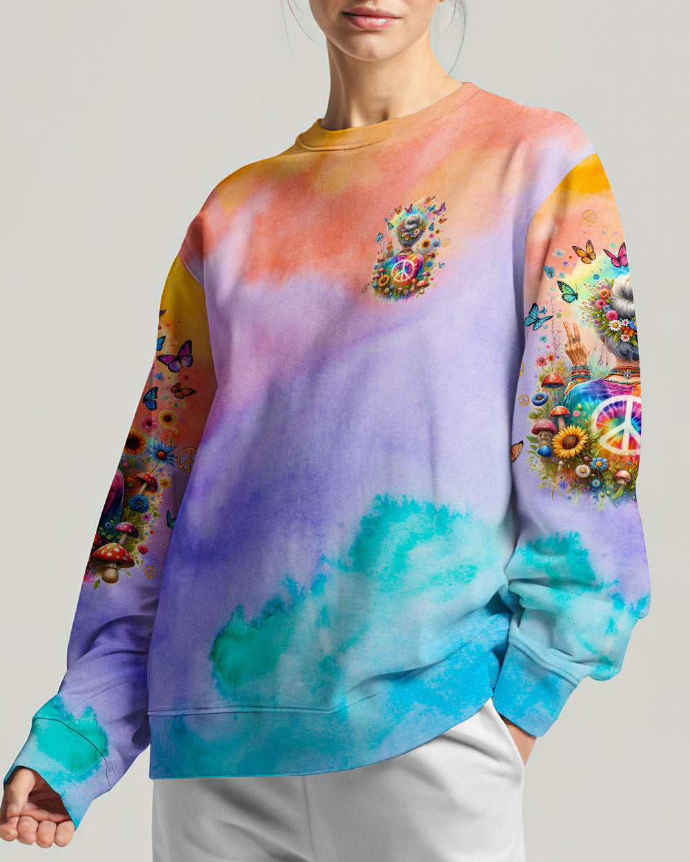 SAVE THE WORLD RAISE A HIPPIE FROG ALL OVER PRINT - TYQY2303233