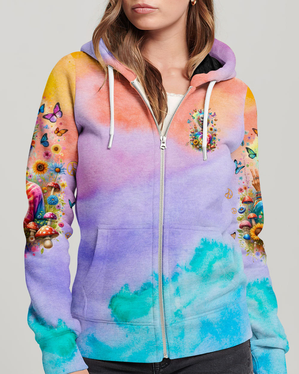 SAVE THE WORLD RAISE A HIPPIE FROG ALL OVER PRINT - TYQY2303233